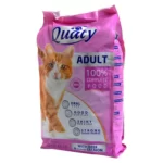 Croquettes au bœuf et goût de saumon pour chat adulte 2Kg – QUATY 1