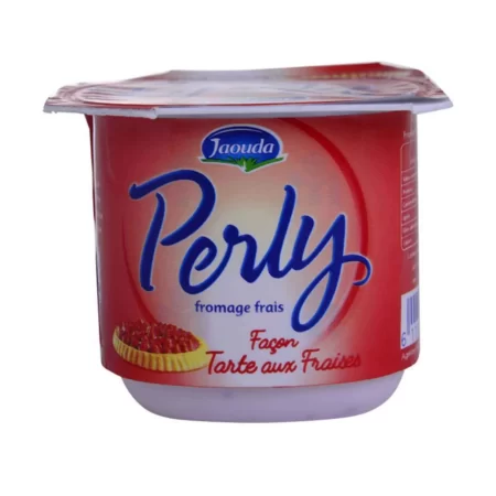 Fromage frais façon tarte aux fraises 85g - PERLY