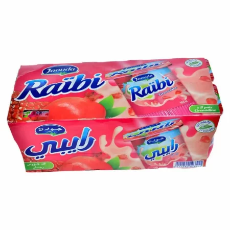 Yaourt à boire aromatisé à la grenadine Raïbi 8x165g - JAOUDA