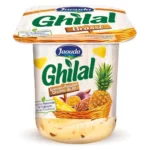 Yaourt ananas, passion et graines de lin