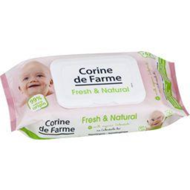 62 Lingettes Fresh & Natural Corine de Farme