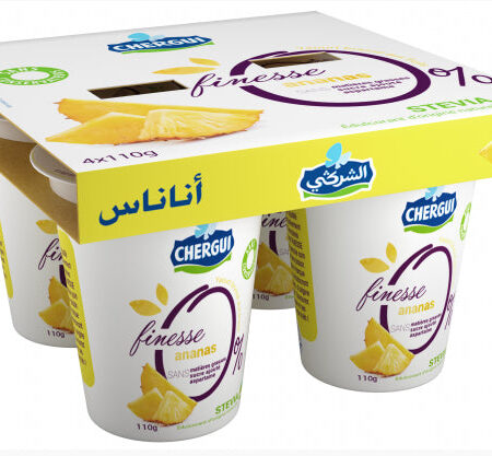 YAOURT FINESSE ANANAS Chergui 4pots de 110g