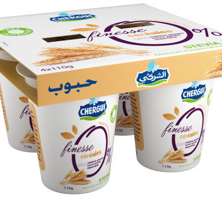 YAOURT FINESSE CÉRÉALES Chergui 4pots de 110g