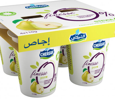YAOURT FINESSE POIRE Chergui 4pots de 110g