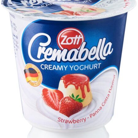 Yaourt Fraise Crémeux à la Saveur Panna Cotta Zott 120g