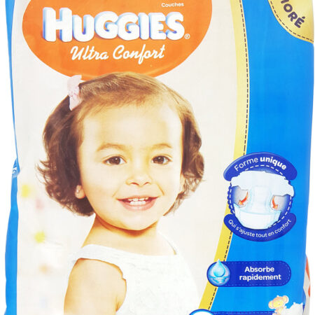 30 Couches Xlarge Huggies T4+ (10 - 16kg)