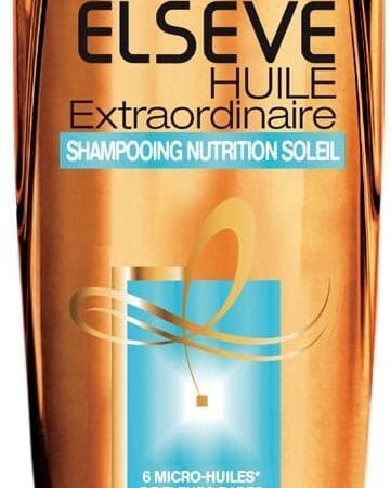 Shampooing Huile Extraordinaire Nutrition Soleil Elseve 250ml