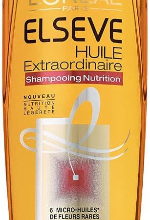 Shampooing Huile Extraordinaire Nutrition Fleurs Rares Elseve 200ml