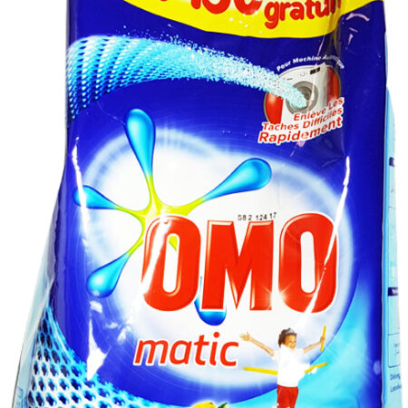 Détergent pour Machine à Lessive Omo Matic 750g + 150g Gratuits