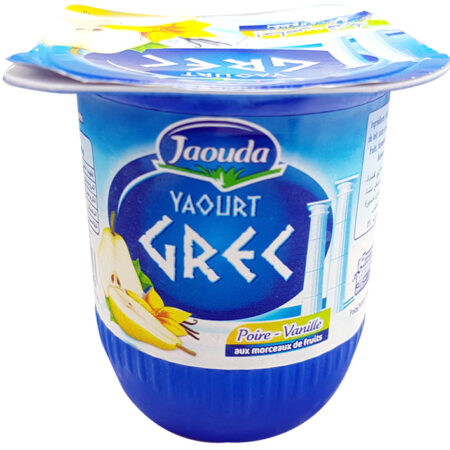 Yaourt Grec Poire Vanille JAOUDA 110 g