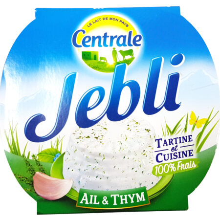 Fromage Jben 100% Frais Ail et Thym Tartine et Cuisine Jebli 200 g