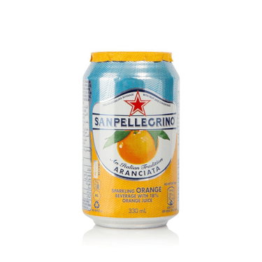 Boisson Gazeuse San Pellegrino Orange Canette 33cl