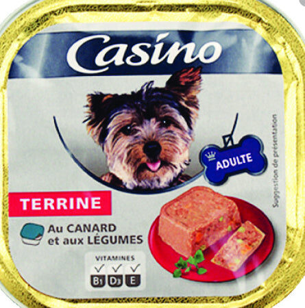 Terrine Au Canard et Aux Légumes - Casino - 300 g
