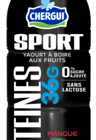 Yaourt Sport À Boire Protéiné 36g Mangue Chergui 450ml