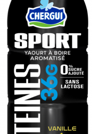 Yaourt Sport À Boire Protéiné 36g Vanille Chergui 450ml