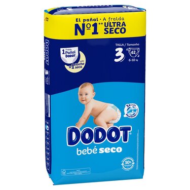 62 Couches Dodot T3 (6-10 kg)