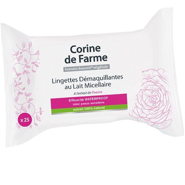 25 Lingettes Démaquillante Hydratante Corine De Farme